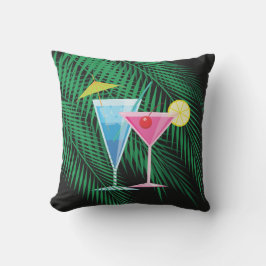 D'extérieur Palmettes tropicales et coussin extérieur de