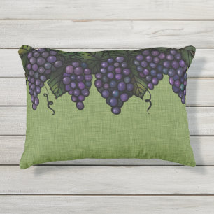 D'extérieur Raisins violets, Coussin d'accentuation extérieur 