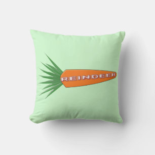 D'extérieur Une carotte pour les rennes de Noël Coussin extéri
