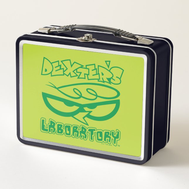 Dexter's Laboratory Face Logo Metall Brotdose (Vorderseite)
