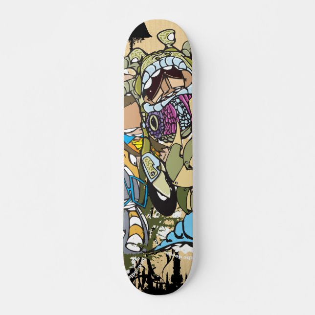 Dezeinswell "Gefolge-Teil 2" Skateboard (Vorne)
