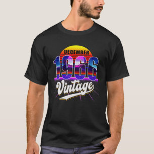 Dezember 1966 Retro 55th Birthday Vaporwave 50S S T-Shirt