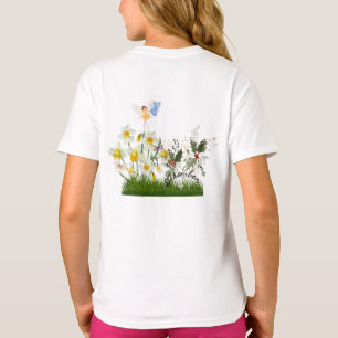 Dezember Blume und Stein T-Shirt