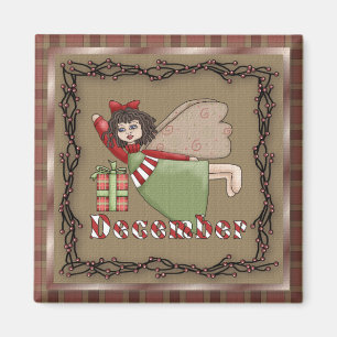 Dezember Engel / Mairy Month Magnet