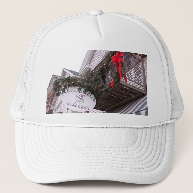 Dezember Feiertag Truckerkappe (Vorderseite)