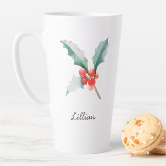 Dezember Geburtsmonat Blume Holly Milchtasse