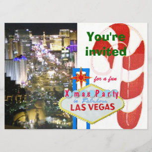 Dezember Hochzeit in Las Vegas Einladung