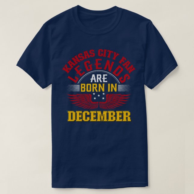Dezember Kansas City Fan Schneigating Kansas City  T-Shirt (Design vorne)