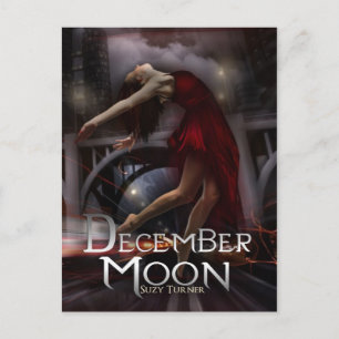 Dezember Moon Postcard Postkarte