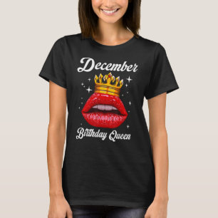 Dezember My Birthday Queen Sagittarius Womens Girl T-Shirt