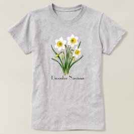 Dezember-Narzissen-Blumen-T-Shirt T-Shirt