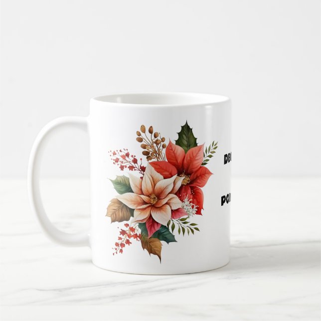 DEZEMBER - POINSETTIA KAFFEETASSE (Links)
