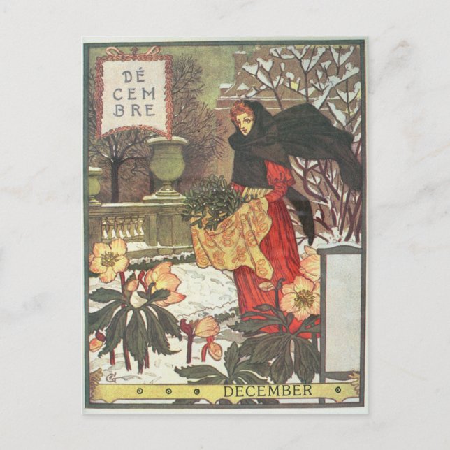 Dezember Postkarte (Vorderseite)