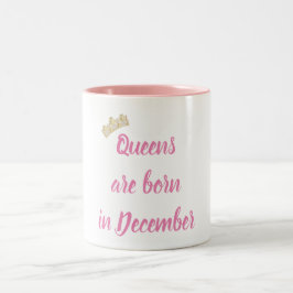 Dezember Queens Zweifarbige Tasse