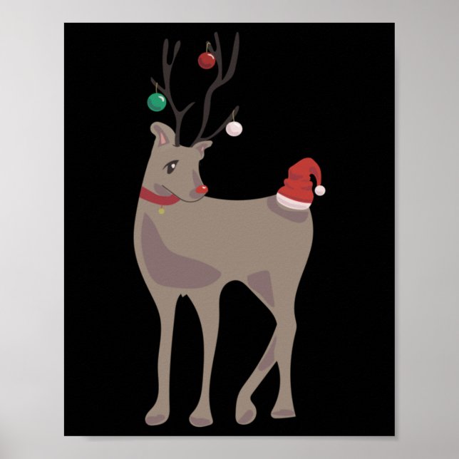 [Dezember] Weihnachtsmann (12 Monate Kalender C Poster (Vorne)