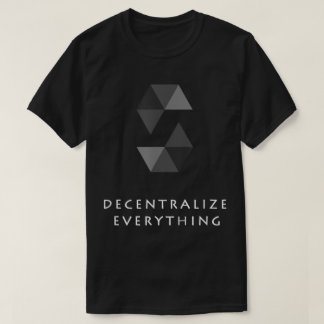 Dezentralisiere Alles Krypto-Kunst T-Shirt