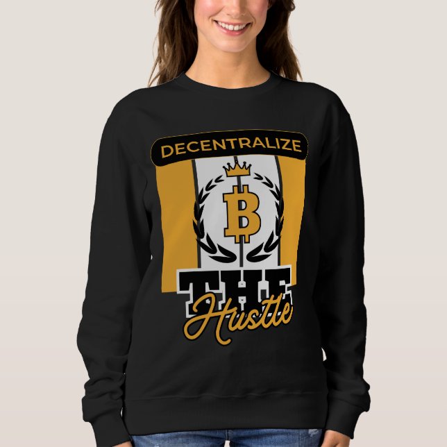 Dezentralisieren Sie die Hustle™ Ledger Legacy Edi Sweatshirt (Vorderseite)