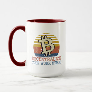 Dezentralisieren Sie Ihre Arbeitsethik Investiti Tasse