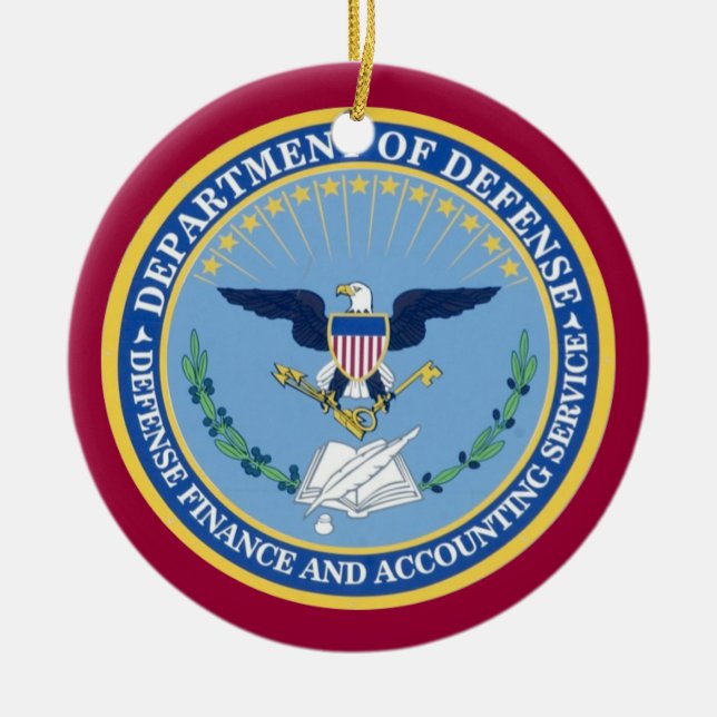DFAS Custom Christmas Ornament (Vorne)