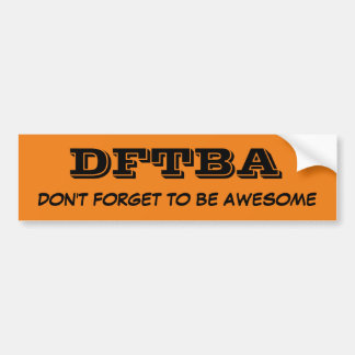 DFTBA AUTOAUFKLEBER