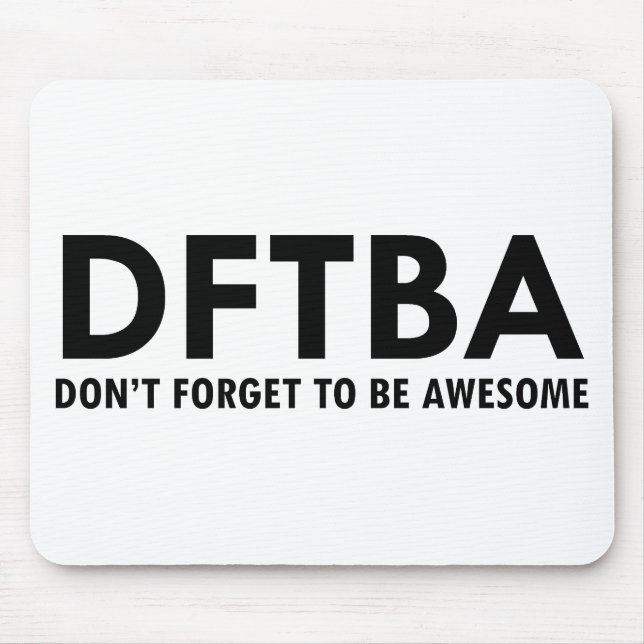 DFTBA MOUSEPAD (Vorne)