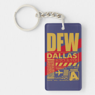 DFW Dallas Flughafen Schlüsselanhänger