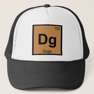 Dg - Doge-Meme Chemie Periodensystem-Symbol Truckerkappe