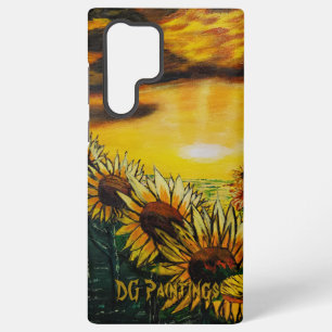 DG-Gemälde Sonnenblumenfelder Handyhülle Samsung Galaxy Hülle