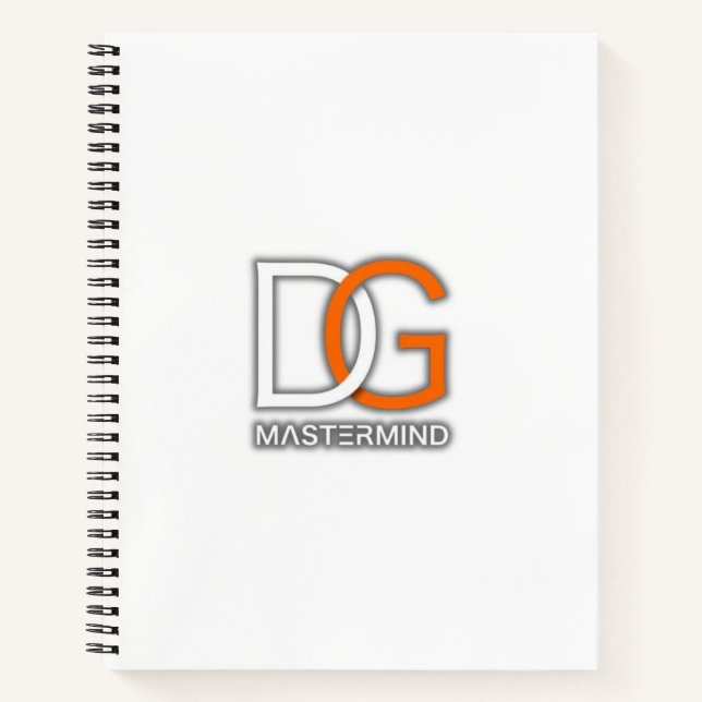 DG Mastermind 8.5" x 11" Notebook Notizbuch (Vorderseite)