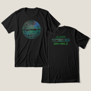 DG Paintings Kanufahrt im Mondlicht T-Shirt Tri-Blend Shirt