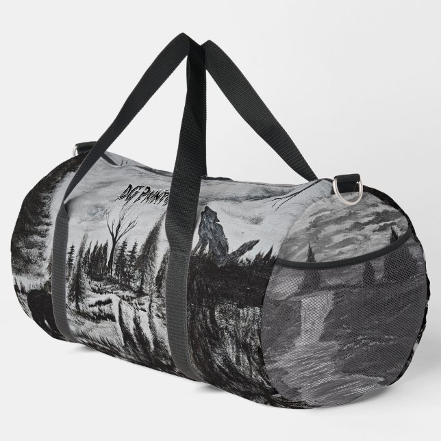 DG Paintings Wilde Schlucht  Duffle Bag (Rechte Ecke)
