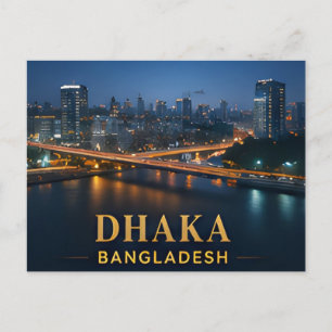 ✈️ Dhaka Bangladesch Reise-Geschenk 🌆 Postkarte
