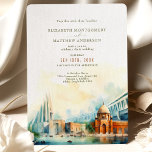 Dhaka City Wedding Invitation Card Einladung<br><div class="desc">Feiern Sie Ihre Gewerkschaft mit dieser Dhaka Wedding Invitation Card mit einer atemberaubenden Aquarellbild. Diese Einladung zeigt das Wesen von Dhakas reichhaltigem Erbe. Diese Karte ist ideal für Paare,  die ihre Wurzeln ehren und ihre Lieben zu einer unvergesslichen Feier einladen möchten.</div>