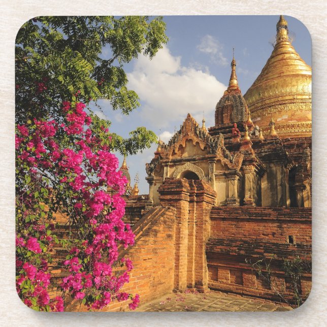Dhamma Yazaka Pagoda in Bagan (Pagan), Myanmar Untersetzer (Vorderseite)