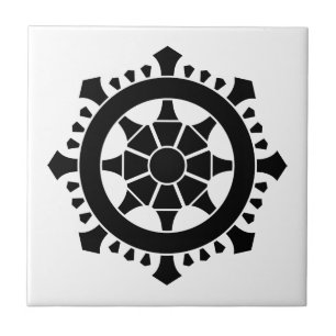 Dharma chakra fliese