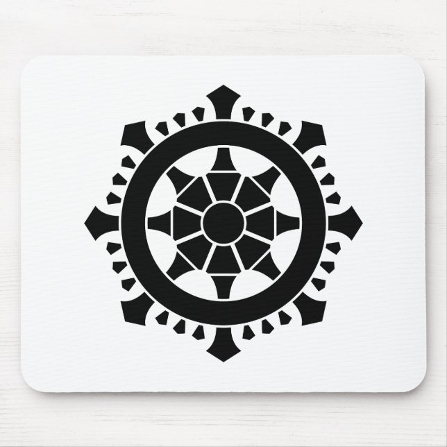 Dharma chakra mousepad (Vorne)