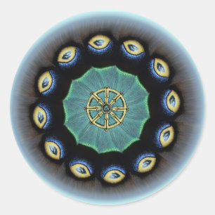 Dharma Rad Mothwing Aufkleber