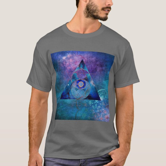 Dharma Sacred Geometry Galaxy  T-Shirt (Vorderseite)
