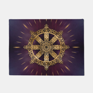 Dharma Wheel - Dharmachakra Fußmatte
