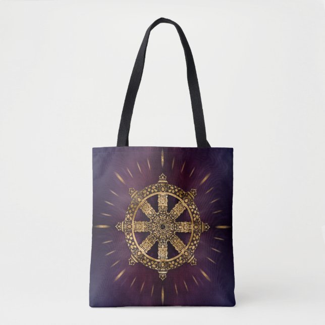 Dharma Wheel - Dharmachakra Tasche (Vorderseite)