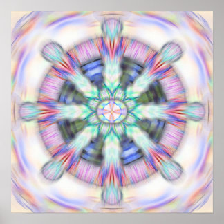 Dharma Wheel Poster