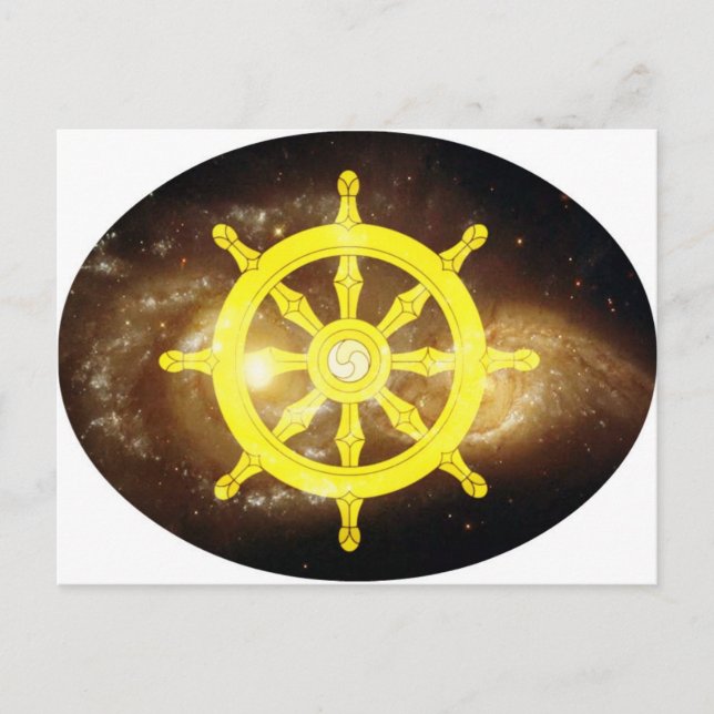 Dharma Wheel Postkarte (Vorderseite)