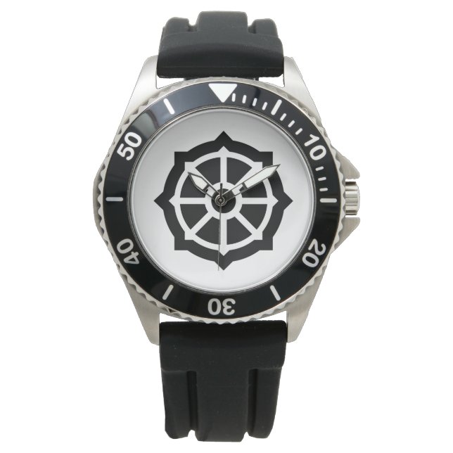 Dharmarad (Buddhismus, Hindusim) Armbanduhr (Vorderseite)