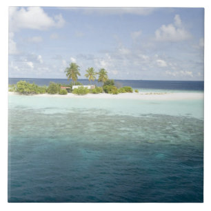 Dhiggiri-Insel, Süd-Ari-Atoll, Malediven, Fliese