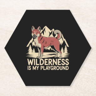 Dhole Lover Wildlife Canid Untersetzer