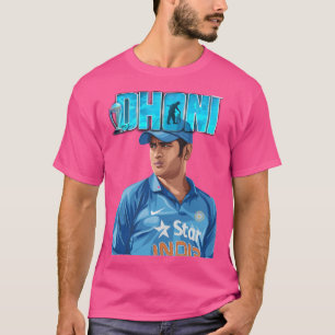 Dhoni King of indian cricket team T-Shirt