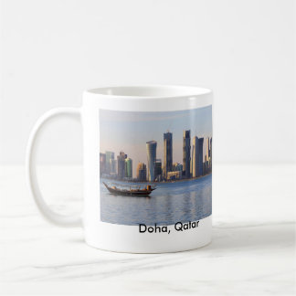 Dhow- und Doha-Skyline Kaffeetasse