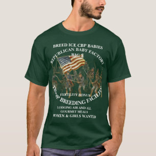 DHS CBP Trump Iran Krieg Wag-Dog Bombardierung Kri T-Shirt