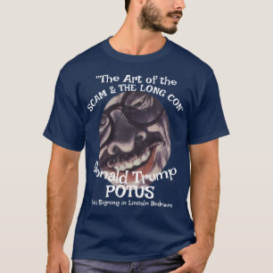 DHS FBI CBP ECHTER POLITISCHER BETRUG Art Trump PO T-Shirt