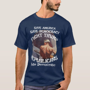 DHS FBI CBP Gavin Newsom Präsident Demokratisch x T-Shirt